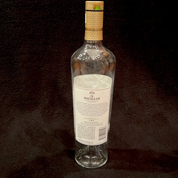 MaCallan 12 Highland Single Malt Scotch Whisky Double Cask Empty Bottle and Box - Picture 5 of 9